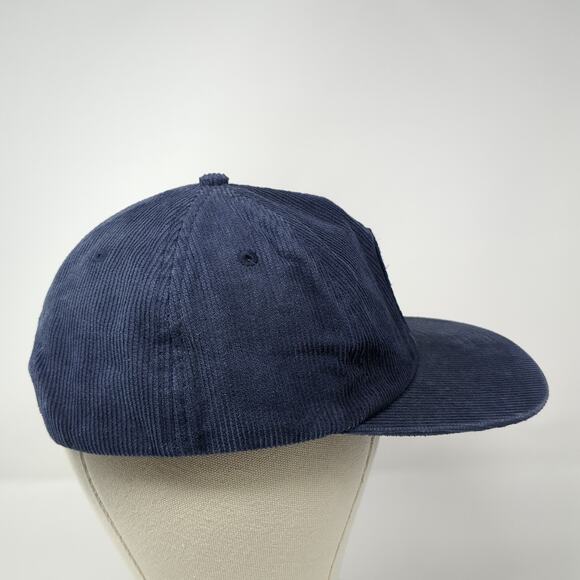 Booch Craft Snapback 5 Panel Cap Blue One Size Adjustable Corduroy Brist Blanks - Picture 5 of 10